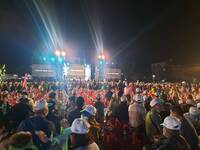 蔡其昌回故鄉清水舉辦海線大團結造勢晚會 現場湧人潮氣勢如虹