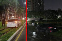 又來了！ 車輛闖入高雄輕軌軌道　今晚接連2起