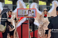 「鈔」能力！正妹女友畢業 他砸176萬打造浮誇「天使之翼」