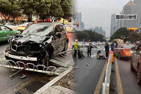 中國廣州轎車蓄意狠撞輾壓人群   已知5死13傷