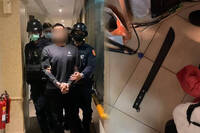 抓到了！逢甲刺青男恐怖情人亂揮刀 台中警方摩鐵攻堅逮人 