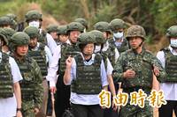 視導首梯女性教召 蔡總統：讓世界看見不分性別守護國家的決心