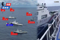 自由說新聞》中國連海洋都想併吞？1艘菲船PK逾50艘中共海警船畫面曝光