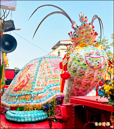 高雄意誠堂乞龜 千人拉龜王遶境祈福