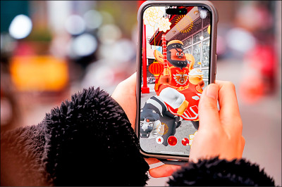 桃園壽山巖觀音寺櫻花開 乞龜慶元宵