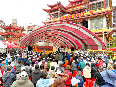 溪湖反共保台大會 吸引爆滿人潮