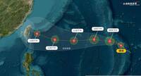 楊柳最新路徑！氣象粉專預測稍微「北調」  颱風強度曝光
