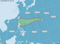 「楊柳」颱風凌晨生成路徑曝！朝台灣外海接近