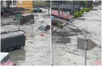 黑洪水淹花蓮光復鄉！驚見數噸軍卡遭沖走 居民坐「荒島」上超無助...