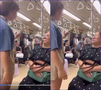 北捷阿嬤逼讓座反遭踢飛 網傳第二視角影片再掀熱議