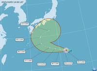 國慶連假Safe！ 哈隆估大角度北轉 颱風論壇：光復可望有一段好天氣