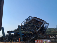 南韓蔚山火力發電所建物坍塌 疑6人被活埋