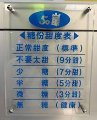 台灣手搖店超詳細「糖分甜度表」 吸引130萬日本網友朝聖