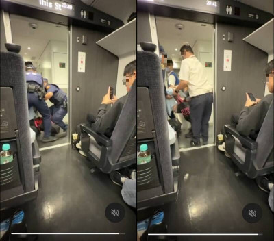 婦人佔用別人座位還狂跳針害台鐵誤點  警勸說無果將她抬下車