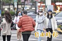 大陸冷氣團發威！富貴角今晨13度  中部以北今晚降至12度