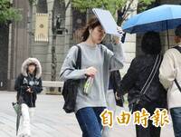 水氣漸增！基隆北海岸、宜蘭明防大雨 中部以北低溫13度