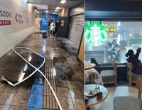 台北車站驚傳煙霧彈攻擊！現場民眾竄逃畫面曝