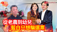 自由觀點》從老農到幼兒 藍白只想騙選票