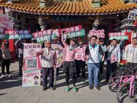 拚初選！陳亭妃鐵馬進山區 訴求農水利政績