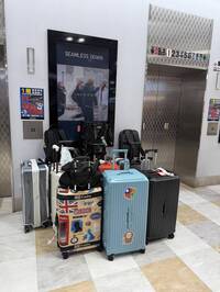 台客又失格？日本車站行李堆放照瘋傳 日作家點出「大地雷」