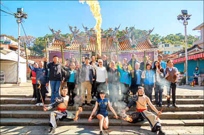 體驗夜遊 北埔正月十五油笐火227登場