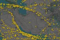 伊朗緊急宣布關閉領空！ 周邊空域塞滿飛機