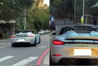 敞篷跑車「吊點滴」跑山照瘋傳！ 車主IG神到了