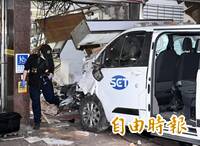 三立採訪車疑失控撞進北市彰化銀行 至少6人受傷送醫