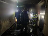 台北市大樓惡火！情侶嗆暈浴室雙亡 兒外出逃過死劫