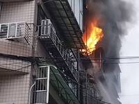 北市信義區民宅清晨大火 救出1男1女送醫女一度命危