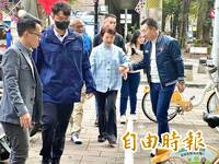 示範人行道全台最友善？盧秀燕差點在國民黨市黨部前撲街