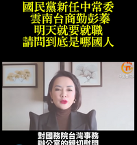 國民黨徹底染紅　新中常委竟公開宣誓落實習近平思想