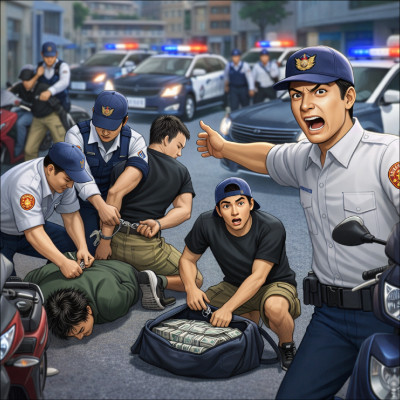 少年車手吞贓款遭押 警瓦解詐團