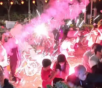 高雄蓮池潭廟會之亂！煙火如「砲彈攻擊」觀眾 