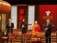 鄭麗文除夕撞鐘「紅繩劇烈抖動」 馬英九當年曾直接拉斷