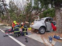 娘家宴後遇劫！赤崁村長夫婦送女兒回馬公  返家自撞搶命中