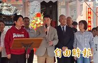 賴清德苗栗參香祈福 鍾東錦、陳品安當面爭取建設  賴清德允重視協助