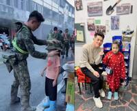 光復救災「摘帽送女孩」 最暖士官長兌現承諾回花蓮：妹妹長高了