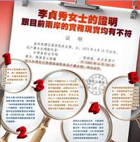 李貞秀所交除籍證明有詭！ 官員：恐涉《刑法》登載不實罪