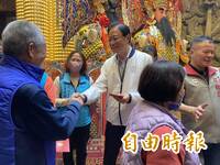 張善政八德寺廟走春  2不同黨派議員主委誇讚市政