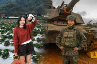 M1A2T戰車「鋼鐵之花」亮相  中尉排長劉瀞堯是ROTC出身