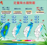 週二元宵節氣溫急降逾10度 全台有雨週四才放晴