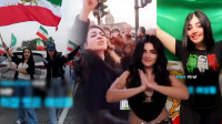 自由說新聞》迎向自由！伊朗女性覺醒曝罕見一幕！她怒攔和平遊行控訴瘋傳