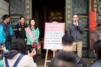 桃市議員參選人簡伊翎宣示新世代議員五大承諾  鄭運鵬現身力挺
