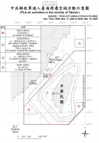 川習會延期 中國昨出動45機艦擾台