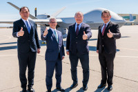 雙喜臨門！繼F-16V傳佳音 空軍首批2架MQ-9B無人機完成交機