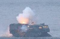 敵人登陸下場就是這樣！ 陸軍台東「正義操演」實彈打爆退役裝甲車