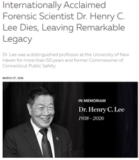 國際鑑識權威李昌鈺辭世 享壽87歲