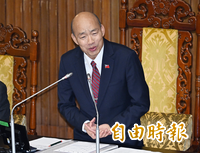 總預算要動了？ 韓國瑜下週召集協商 朝野同意列案