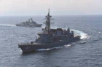 日本自衛隊艦艇通過台海後  共軍今宣布在東海軍演